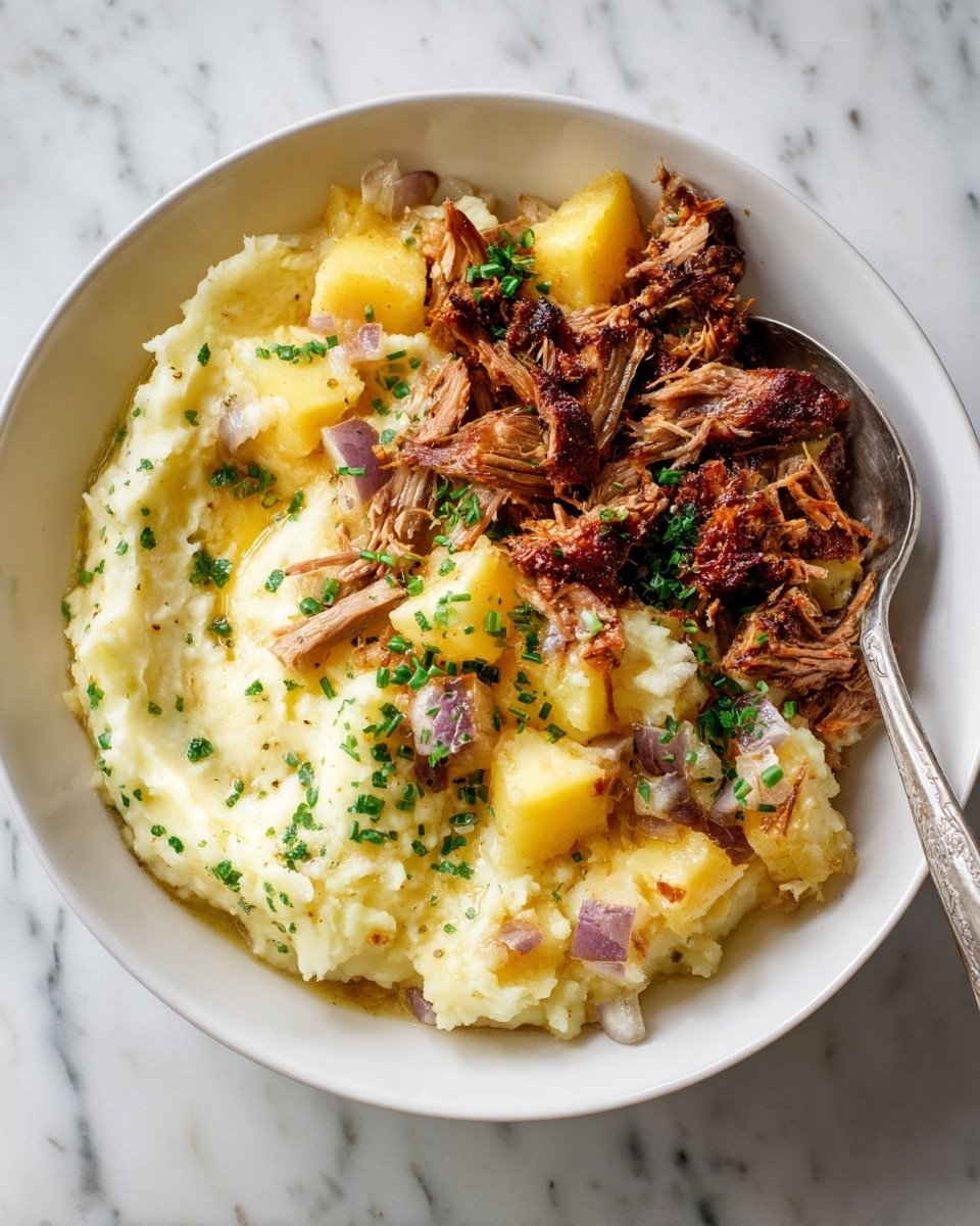 Apple Cider Braised Pork Shoulder Recipe - Recipe Image — Apple Cider Braised Pork Shoulder, Braised Pork Shoulder recipes, slow cooker pork shoulder, comforting pork recipes, easy fall dinner ideas
