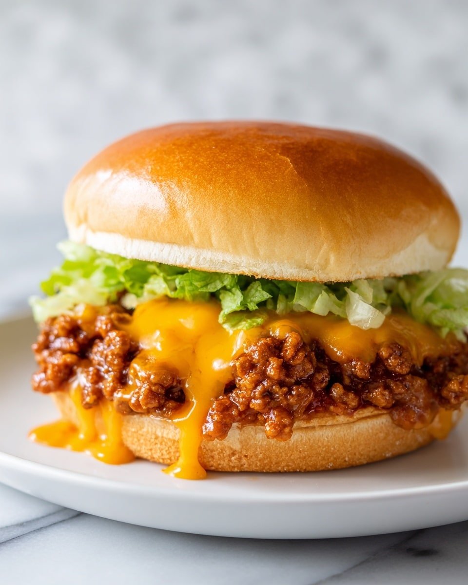 Easy Big Mac Sloppy Joes Recipe - Recipe Image — Easy Big Mac Sloppy Joes, big mac sloppy joes, homemade sloppy joes, quick dinner ideas, comfort food recipes