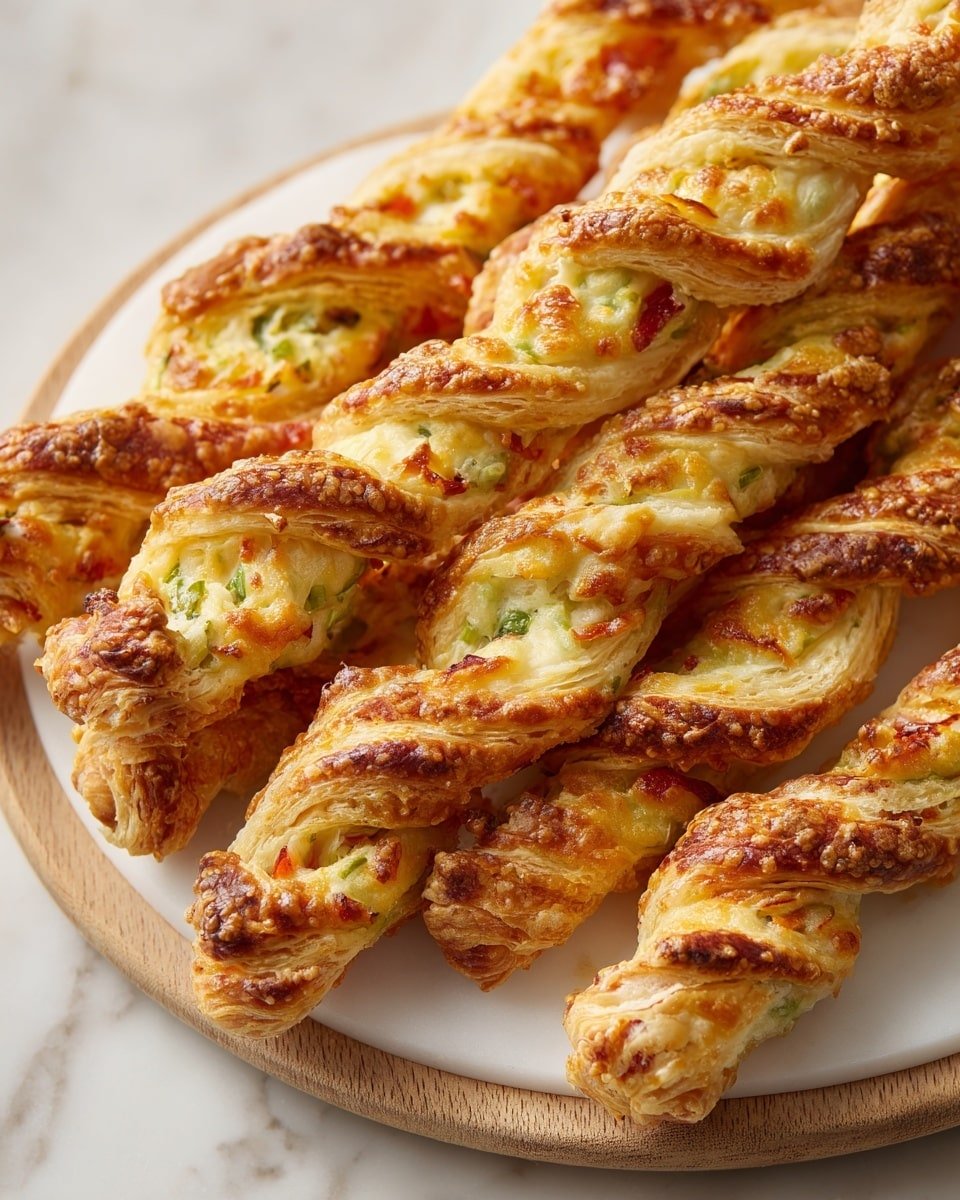 Delicious Jalapeno Popper Twists for Your Next Game Day Recipe - Recipe Image — Delicious Jalapeno Popper Twists, Jalapeno Popper Twists for Game Day, Easy Jalapeno Puff Pastry Bites, Cheesy Jalapeno Snacks, Spicy Appetizer Ideas