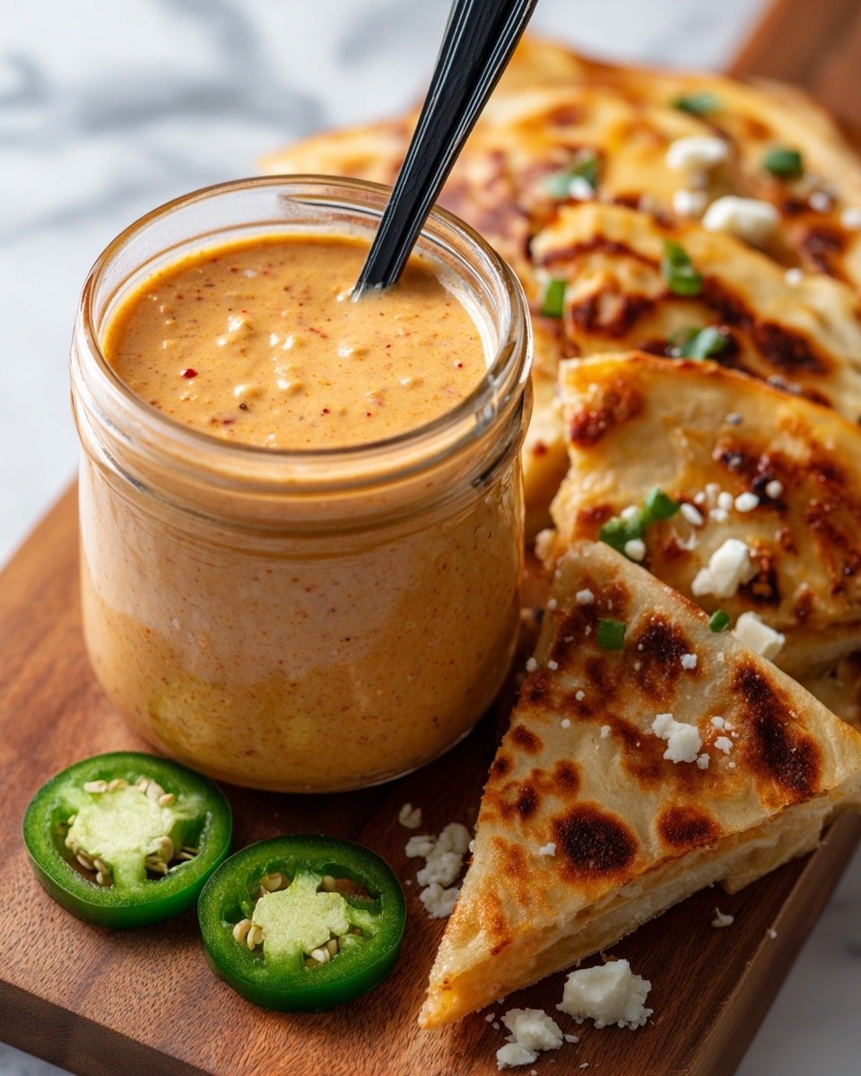 Copycat Taco Bell’s Quesadilla Sauce Recipe - Recipe Image — Copycat Taco Bell’s Quesadilla Sauce, Taco Bell quesadilla sauce copycat recipe, homemade quesadilla sauce, taco sauce recipe, easy quesadilla sauce