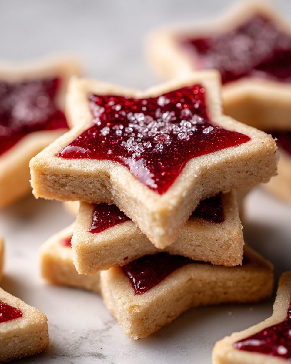 Sugar Plum Shortbread Cookies Recipe - Recipe Image — Sugar Plum Shortbread Cookies, shortbread cookie recipe with sugar plums, easy holiday cookies, buttery fruit cookies, festive shortbread treats
