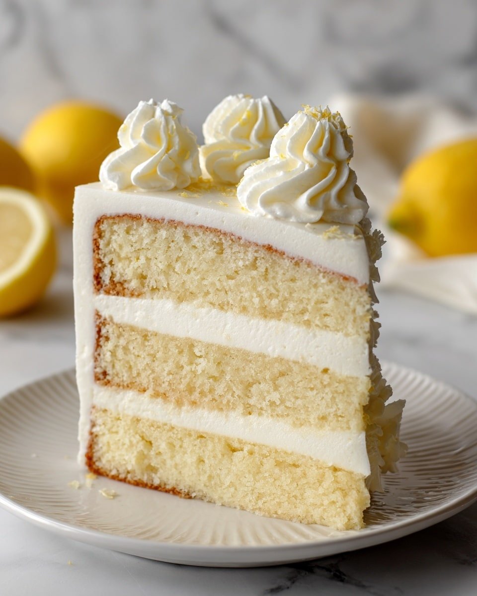 Cheesecake Factory Italian Lemon Cream Cake: A Perfectly Tangy Dessert for Any Occasion Recipe - Recipe Image — Cheesecake Factory Italian Lemon Cream Cake, lemon cream dessert, easy lemon cake recipe, tangy lemon layered cake, lemon mascarpone cake