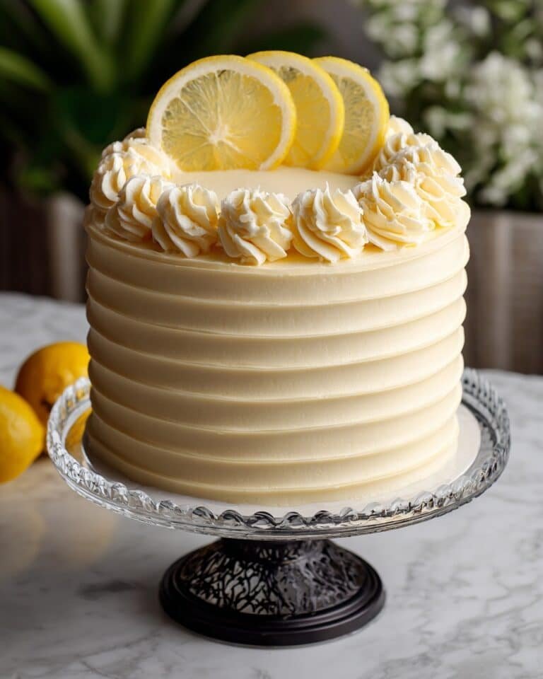 Creamy Lemon Cheesecake Cake Recipe
