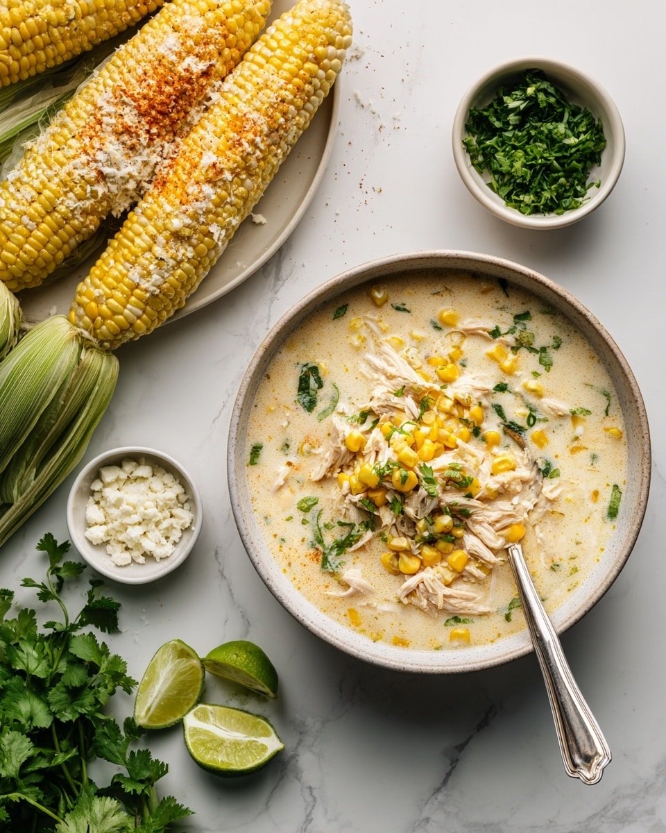 Mexican Street Corn Soup Recipe - Recipe Image — Mexican Street Corn Soup, Mexican Street Corn Soup Recipe, comfy corn soup, smoky corn soup, easy Mexican street corn soup