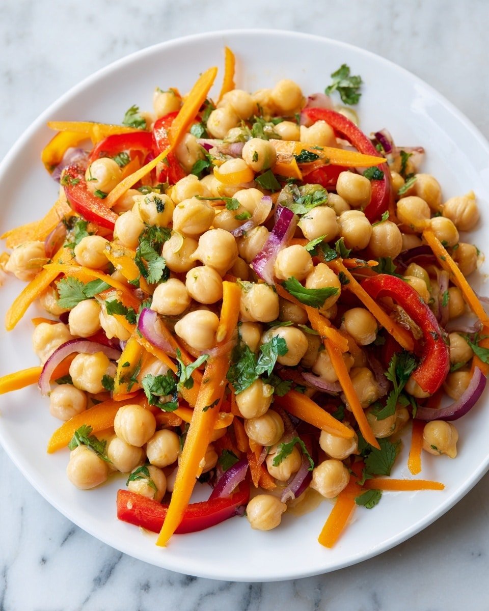 Crunchy Thai Chickpea Salad – A Fresh, Protein-Packed Vegan Meal Recipe - Recipe Image — Crunchy Thai Chickpea Salad, Vegan Chickpea Salad, Protein-Packed Vegan Meals, Easy Thai Salad Recipe, Fresh Plant-Based Salad