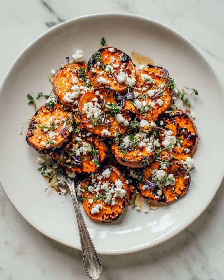 Honey Feta Sweet Potato Rounds Recipe