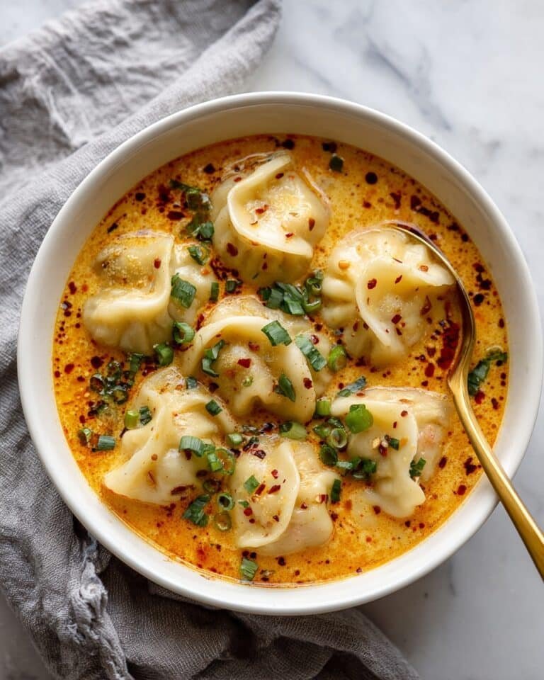 Quick Coconut Curry Soup with Veggie Dumplings Recipe