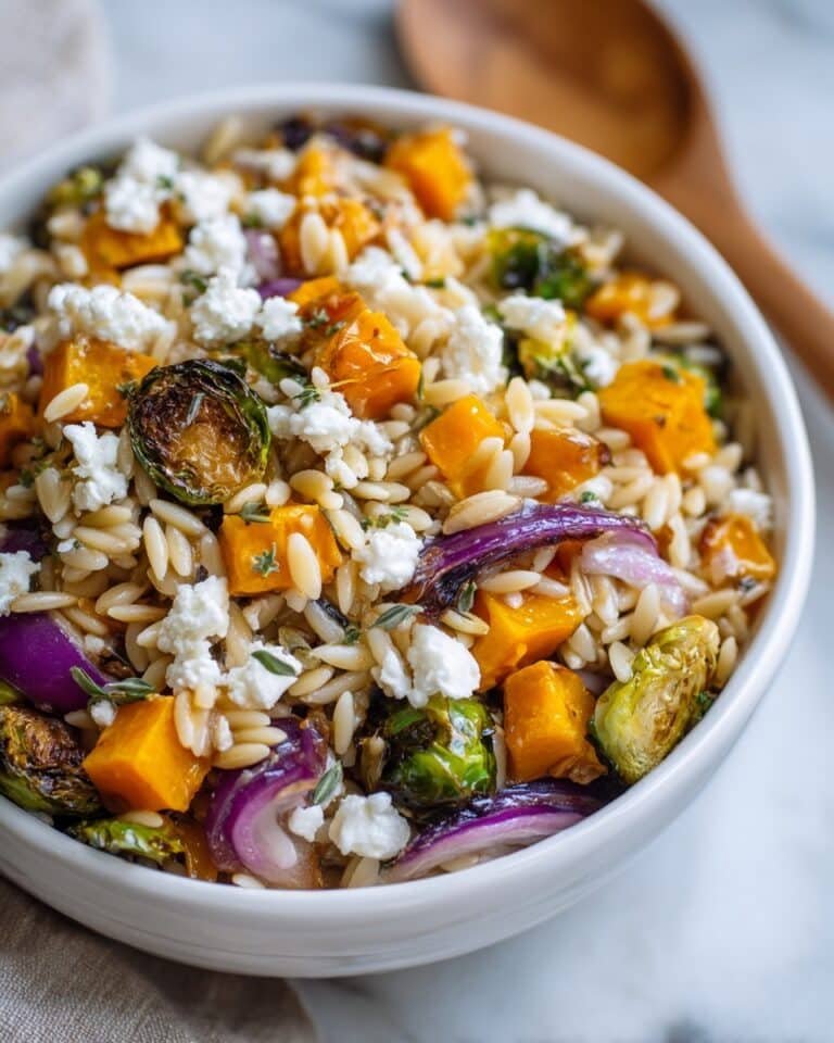 Best Fall Harvest Orzo Salad Recipe