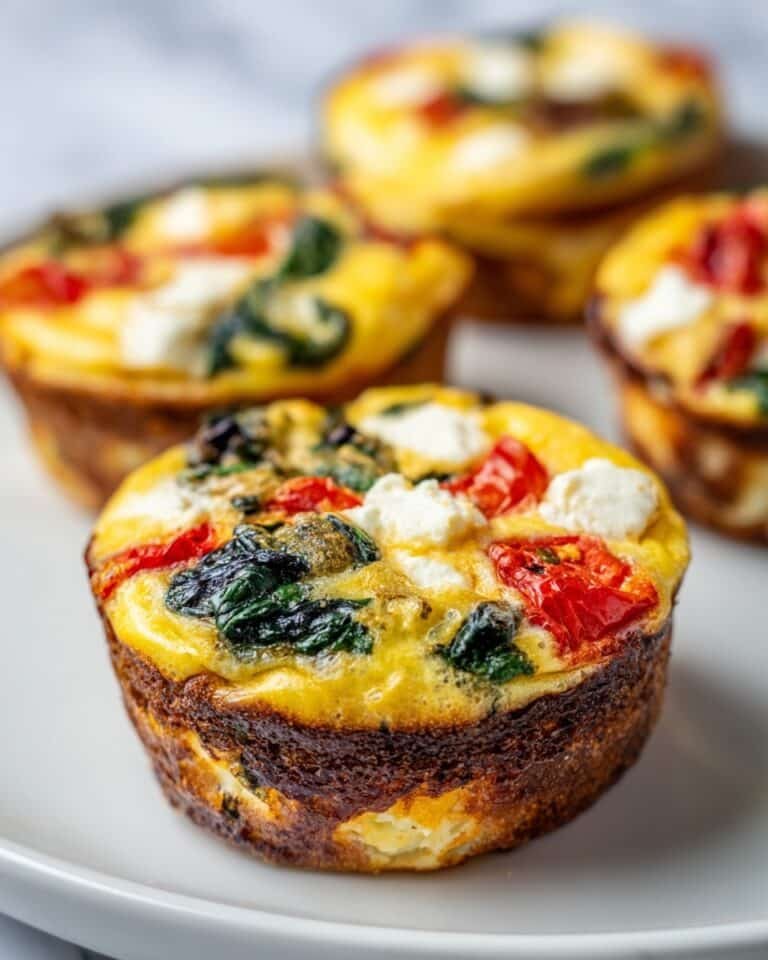 Spinach, Feta, and Sun-Dried Tomato Egg Muffins Recipe