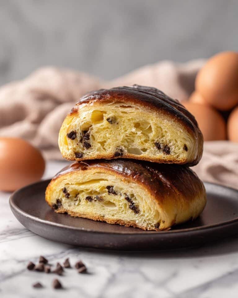 Chocolate Chip Vanilla Custard Brioches Recipe