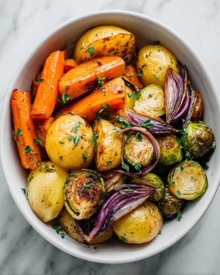 Maple Dijon Roasted Vegetables Recipe