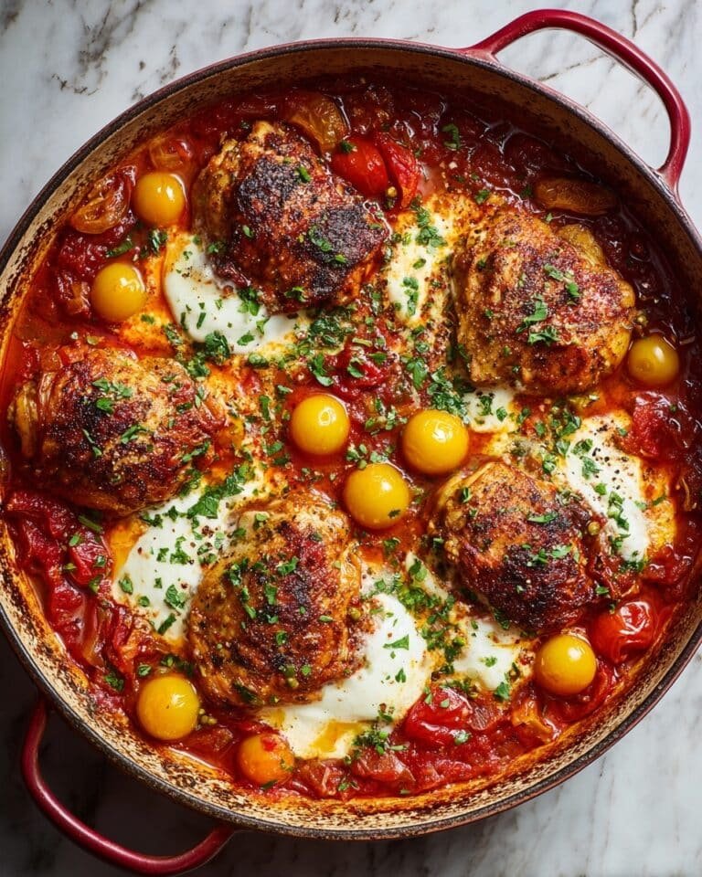Garlic Tomato Chicken with Mozzarella Recipe