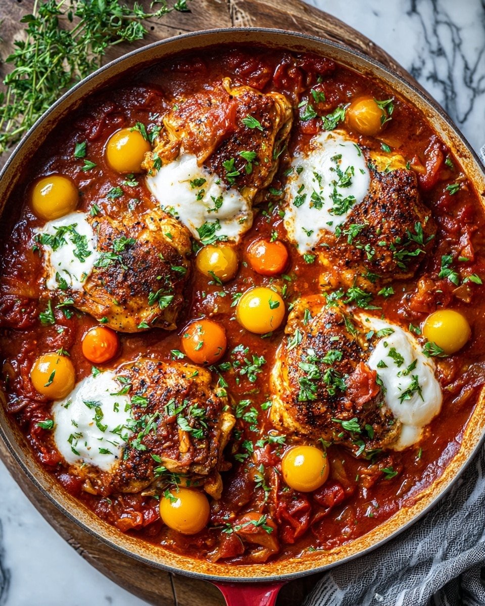 Garlic Tomato Chicken with Mozzarella Recipe - Recipe Image — Garlic Tomato Chicken with Mozzarella, flavorful chicken dish, easy tomato chicken recipe, cheesy chicken dinner, healthy chicken with mozzarella