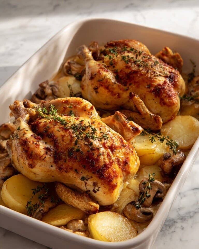 Cider Maple Oven Roasted Cornish Hens Recipe