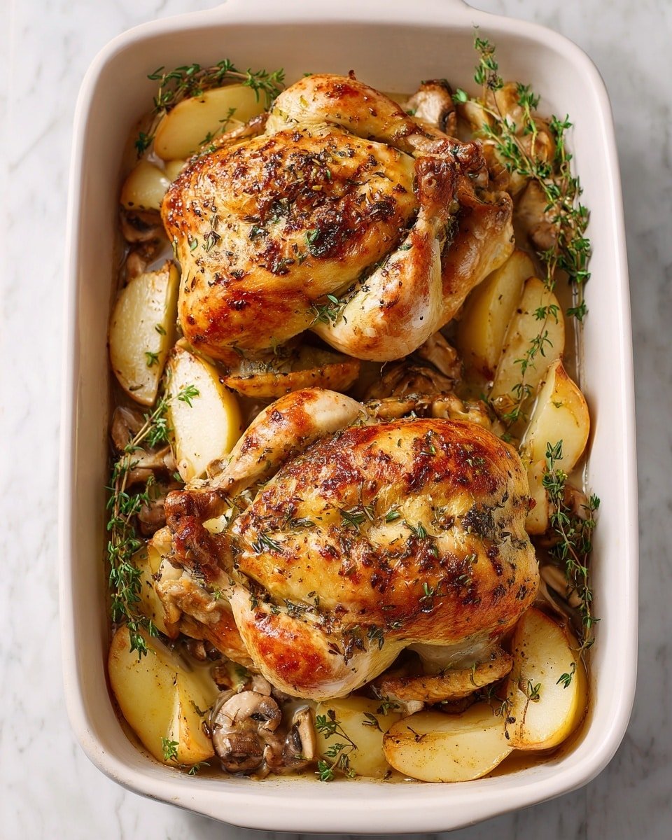 Cider Maple Oven Roasted Cornish Hens Recipe - Recipe Image — Cider Maple Oven Roasted Cornish Hens, roasted Cornish hens with cider and maple, fall-inspired Cornish hen recipe, easy oven roasted Cornish hens, cozy autumn chicken dish