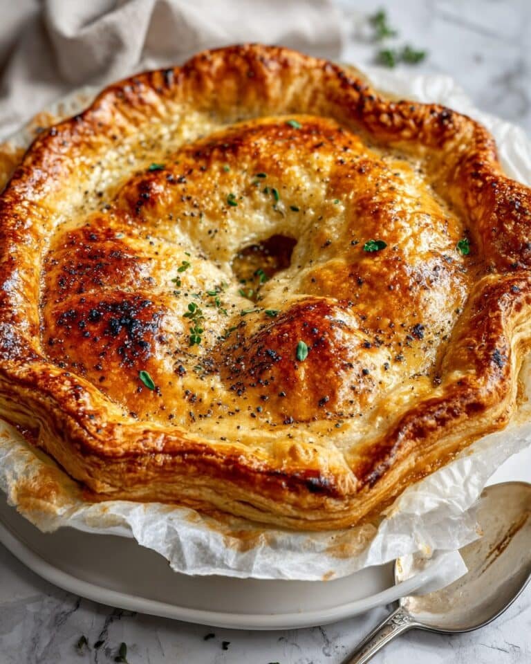 French Chicken And Mushroom Pie (Tourte) Recipe