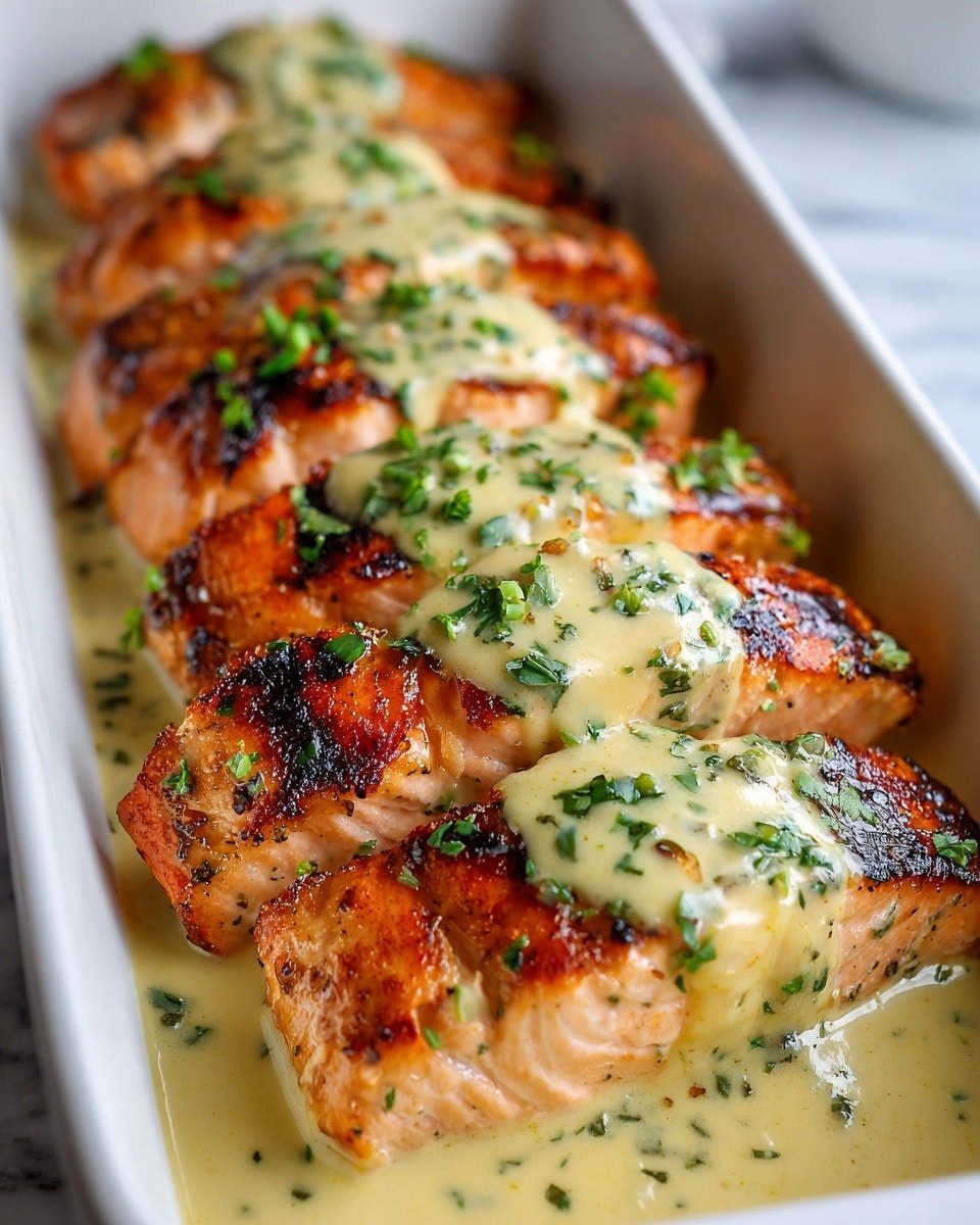 Bang Bang Salmon Made Perfect in Just 15 Minutes Recipe - Recipe Image — Bang Bang Salmon, quick salmon recipes, spicy creamy salmon, fast dinner ideas, flavorful salmon dishes