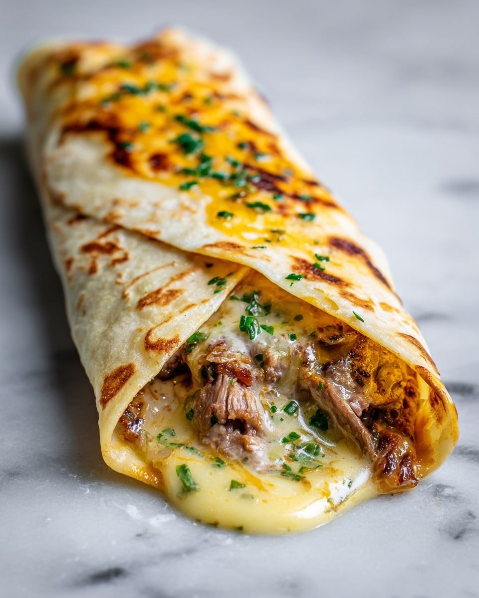 Ooey-Gooey Cheesy Garlic Chicken Wraps You’ll Love! Recipe - Recipe Image — Ooey-Gooey Cheesy Garlic Chicken Wraps, cheesy garlic chicken wrap recipe, easy cheesy chicken wraps, crispy garlic chicken wraps, comforting chicken wrap ideas