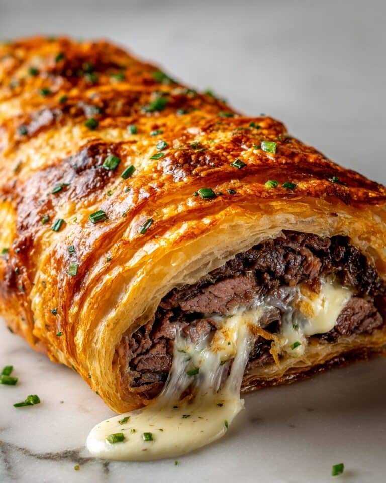 Mouthwatering Mozzarella Cheese Steak Stromboli Recipe