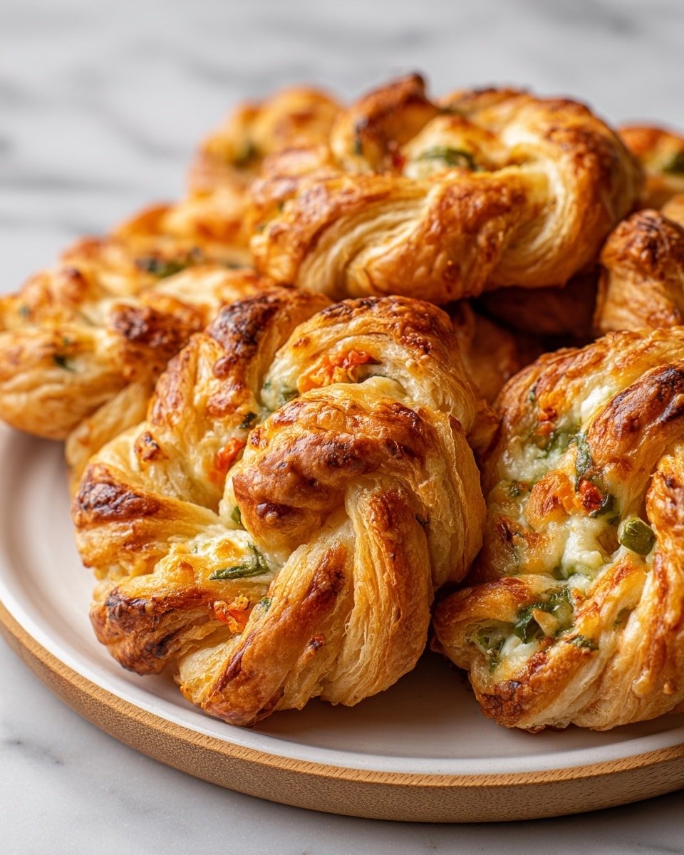 Delicious Jalapeno Popper Twists for Your Next Game Day Recipe - Recipe Image — Delicious Jalapeno Popper Twists, Jalapeno Popper Twists for Game Day, Easy Jalapeno Puff Pastry Bites, Cheesy Jalapeno Snacks, Spicy Appetizer Ideas