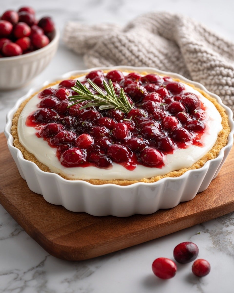 Baked Cranberry Cream Cheese Dip Recipe - Recipe Image — Baked Cranberry Cream Cheese Dip, Cranberry Cream Cheese Dip, Easy Cranberry Dip, Holiday Cheese Dip, Baked Fruit Dip