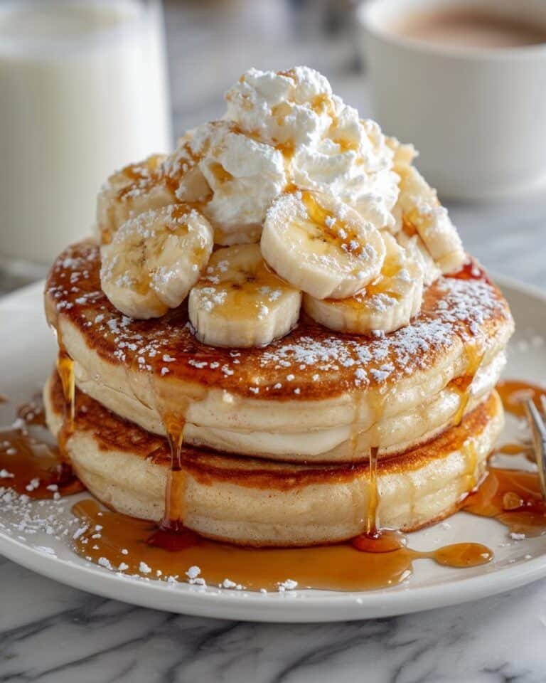 Sweet Coconut Cream Pancakes Recipe