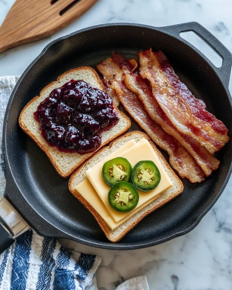 Blackberry Bacon Grilled Cheese Recipe
