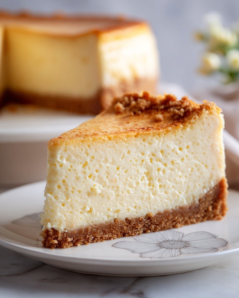 Philadelphia Eggnog Cheesecake with Gingersnap Crust Recipe - Recipe Image — Philadelphia Eggnog Cheesecake with Gingersnap Crust, holiday cheesecake recipes, festive no-bake cheesecakes, eggnog desserts, easy holiday cheesecake recipes