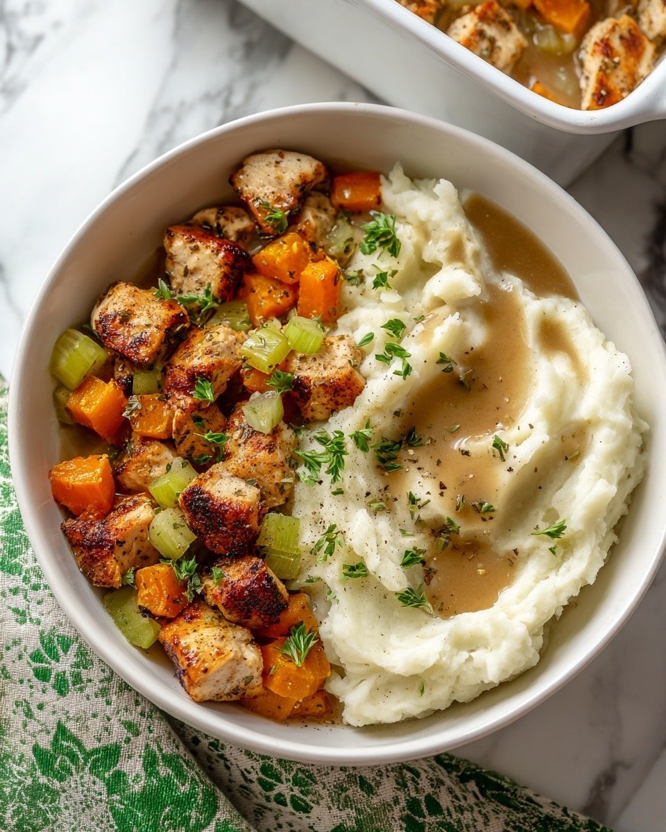 Roasted Chicken, Leek, and Butternut Squash Bake Recipe - Recipe Image — Roasted Chicken, Leek, and Butternut Squash Bake, comforting chicken and vegetable bake, hearty fall dinner recipe, easy roasted chicken casserole, wholesome squash and leek bake