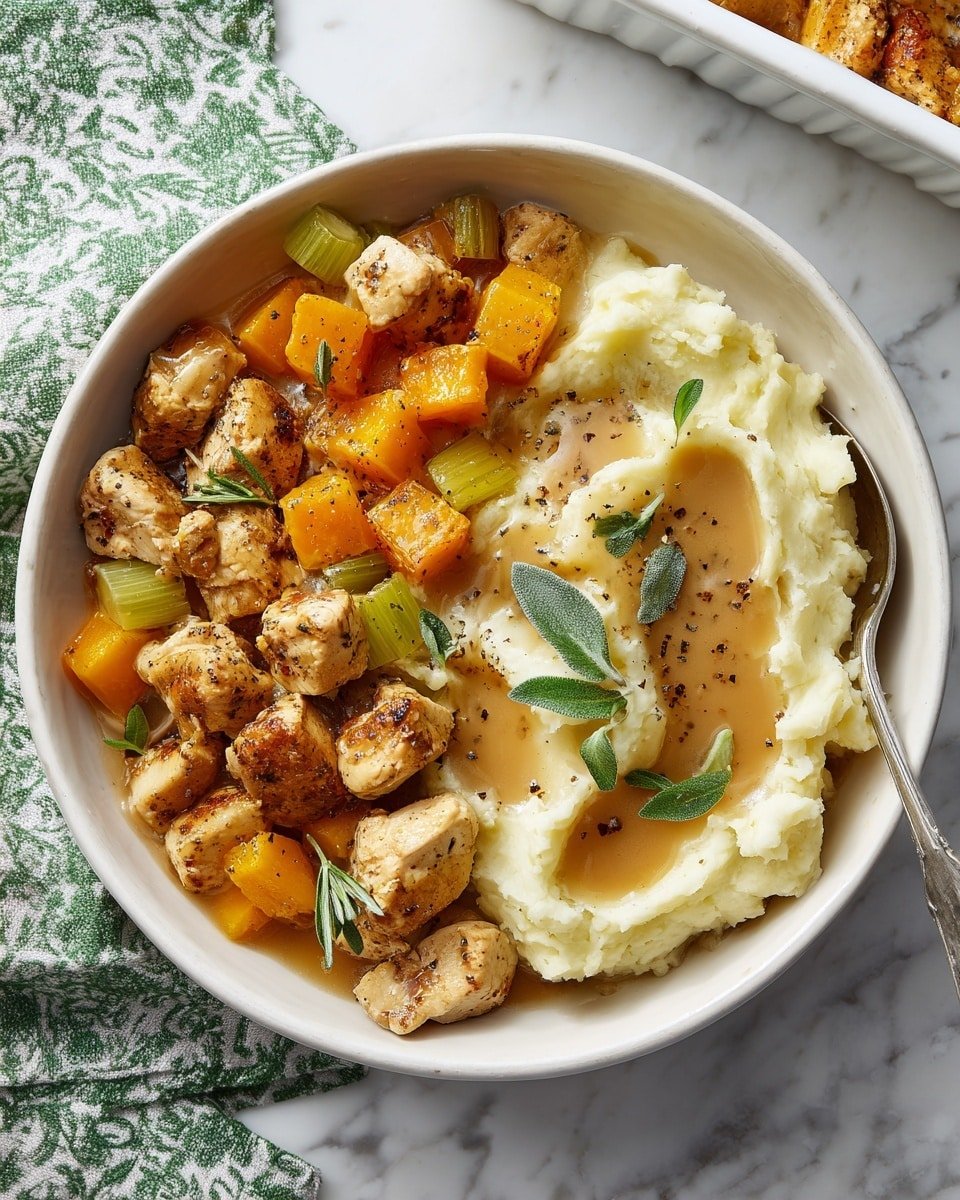 Roasted Chicken, Leek, and Butternut Squash Bake Recipe - Recipe Image — Roasted Chicken, Leek, and Butternut Squash Bake, comforting chicken and vegetable bake, hearty fall dinner recipe, easy roasted chicken casserole, wholesome squash and leek bake