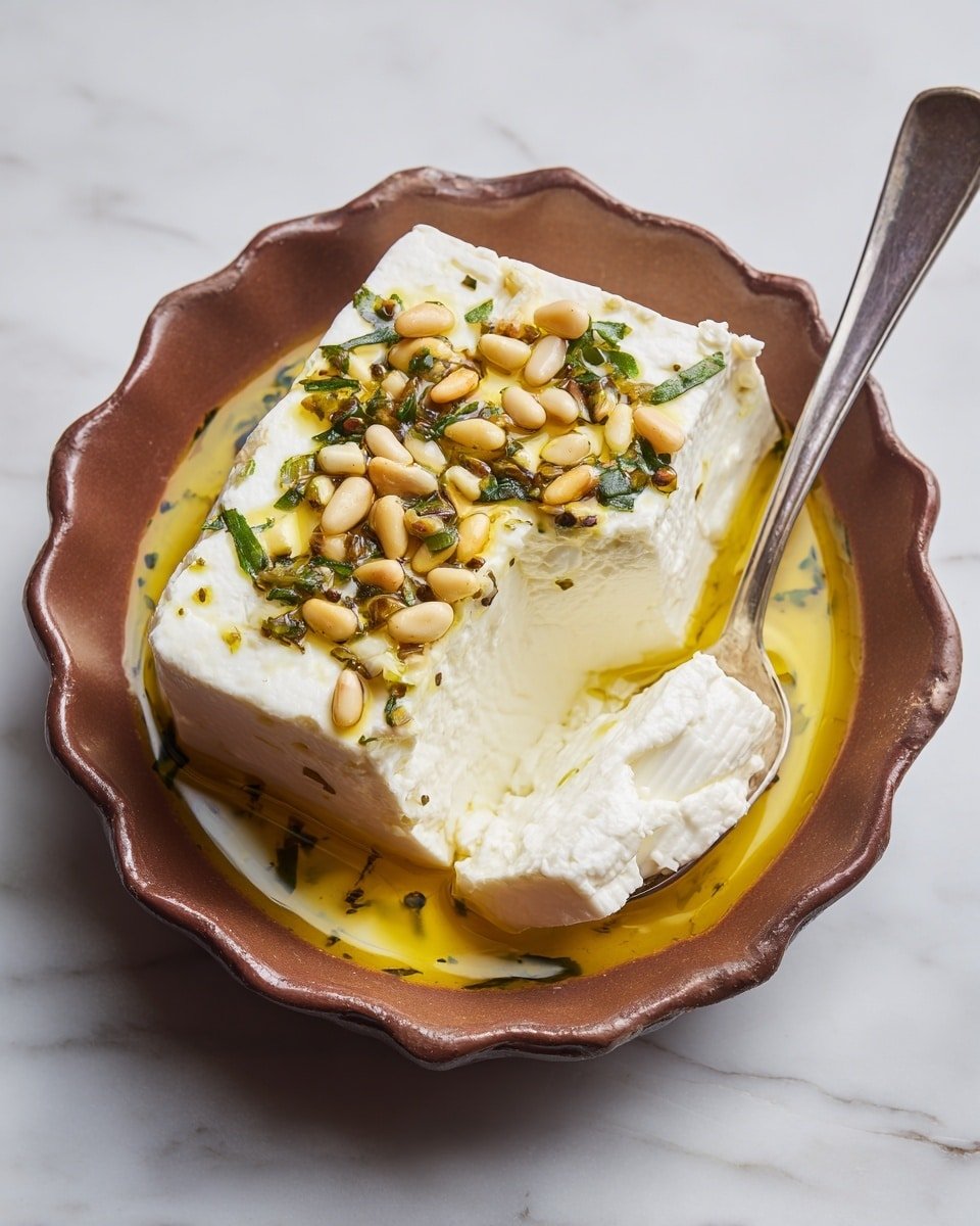Elegant Boursin Cheese Appetizer with Honey and Pistachios Recipe - Recipe Image — Elegant Boursin Cheese Appetizer with Honey and Pistachios, gourmet cheese appetizer, easy cheese appetizer with honey, sophisticatedParty snack, buttery cheese and nut spread