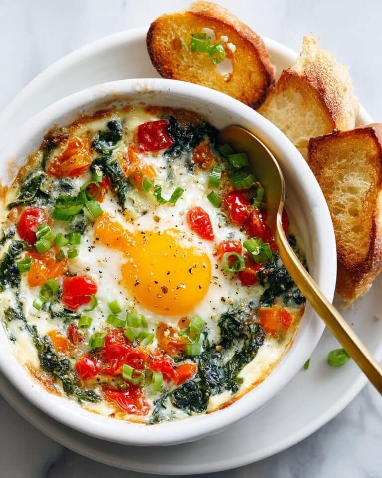 Baked Feta Eggs Recipe