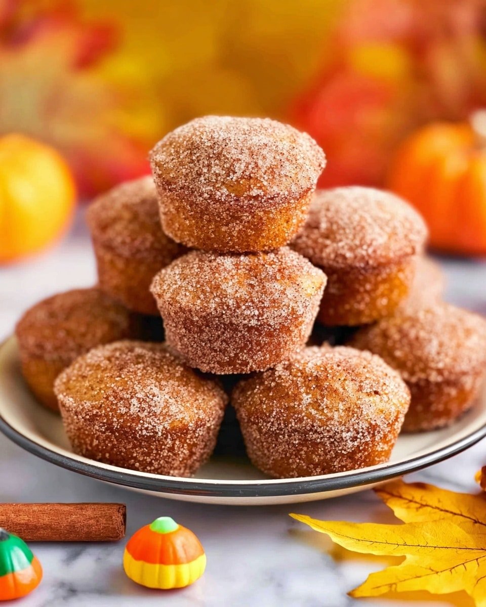 Donut Pumpkin Muffins Recipe - Recipe Image — Donut Pumpkin Muffins, Pumpkin Muffins with Cinnamon Sugar, Fall Muffin Recipes, Easy Pumpkin Baked Goods, Cozy Autumn Breakfasts