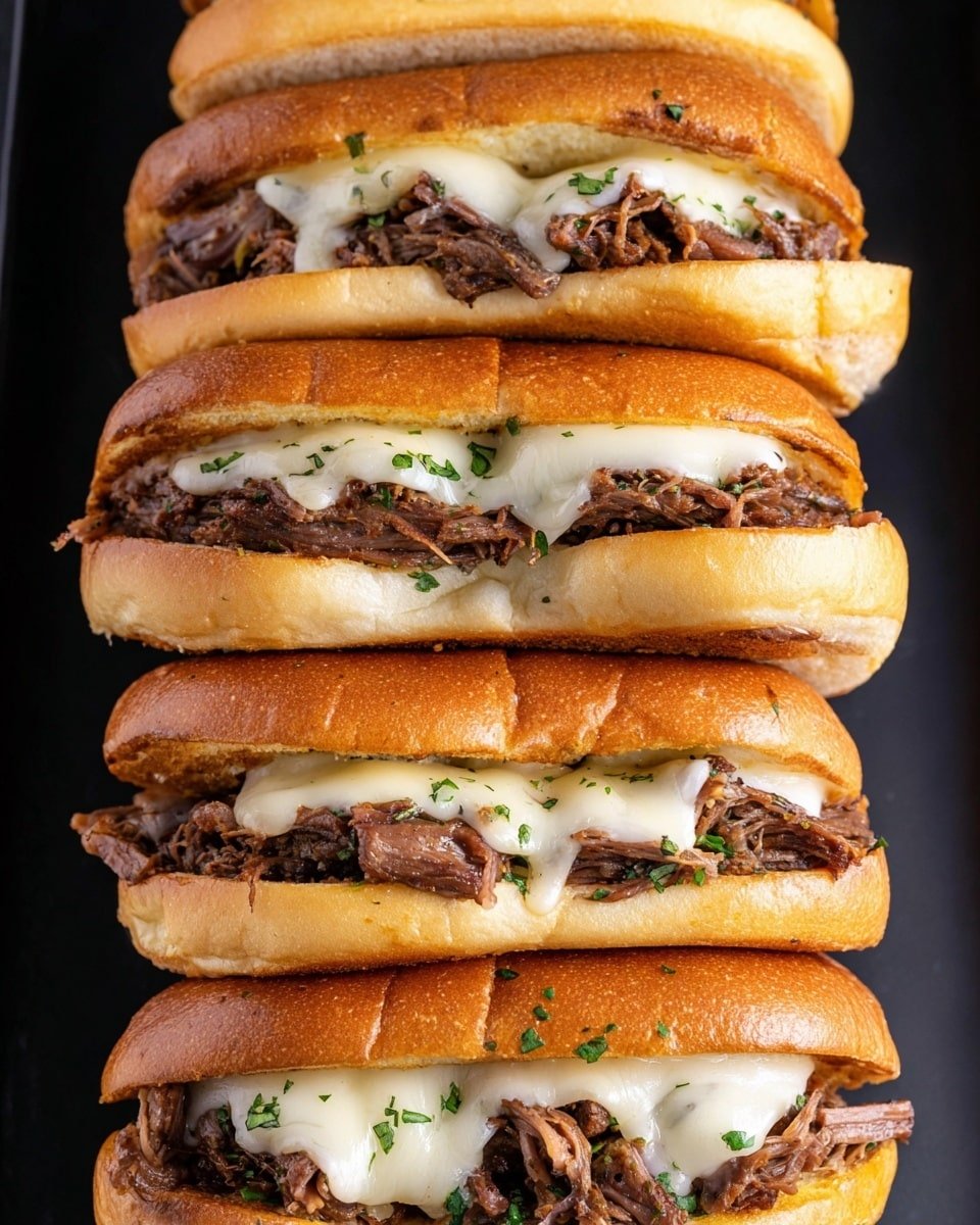 Slow Cooker French Dip Sandwich Recipe - Recipe Image — Slow Cooker French Dip Sandwich, French Dip Sandwich Recipe, Easy French Dip Sandwich, Best French Dip Sandwich, Deli-style French Dip