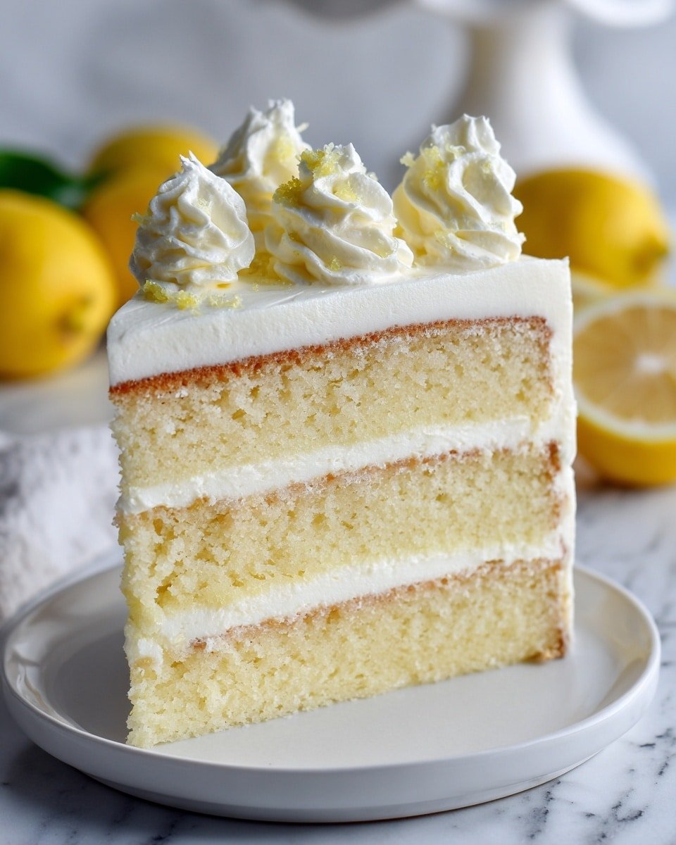 Cheesecake Factory Italian Lemon Cream Cake: A Perfectly Tangy Dessert for Any Occasion Recipe - Recipe Image — Cheesecake Factory Italian Lemon Cream Cake, lemon cream dessert, easy lemon cake recipe, tangy lemon layered cake, lemon mascarpone cake