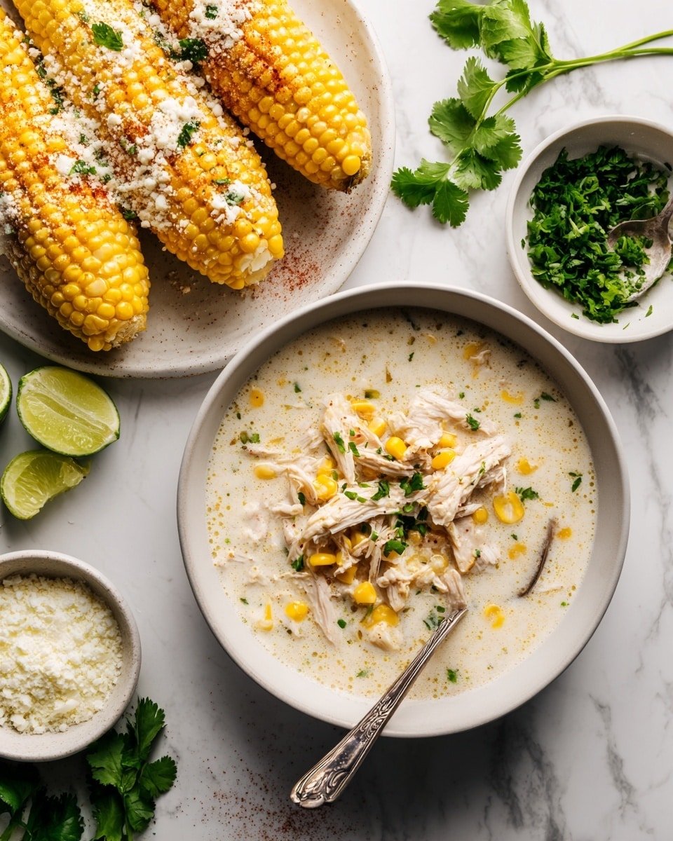 Mexican Street Corn Soup Recipe - Recipe Image — Mexican Street Corn Soup, Mexican Street Corn Soup Recipe, comfy corn soup, smoky corn soup, easy Mexican street corn soup