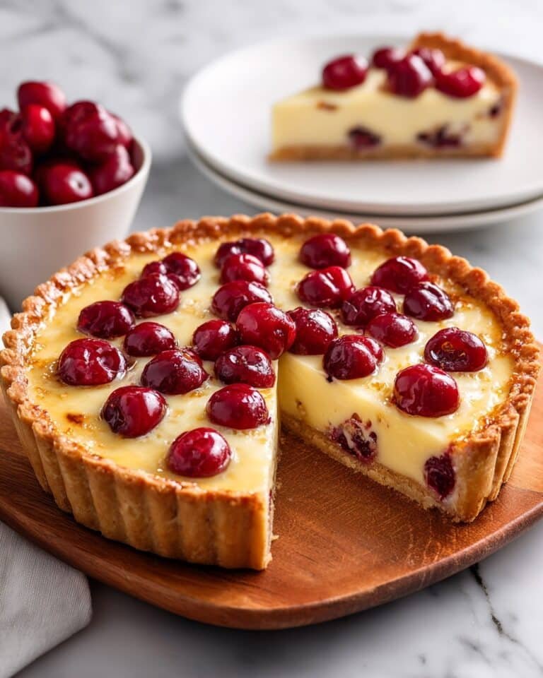 Cranberry Custard Pie Recipe