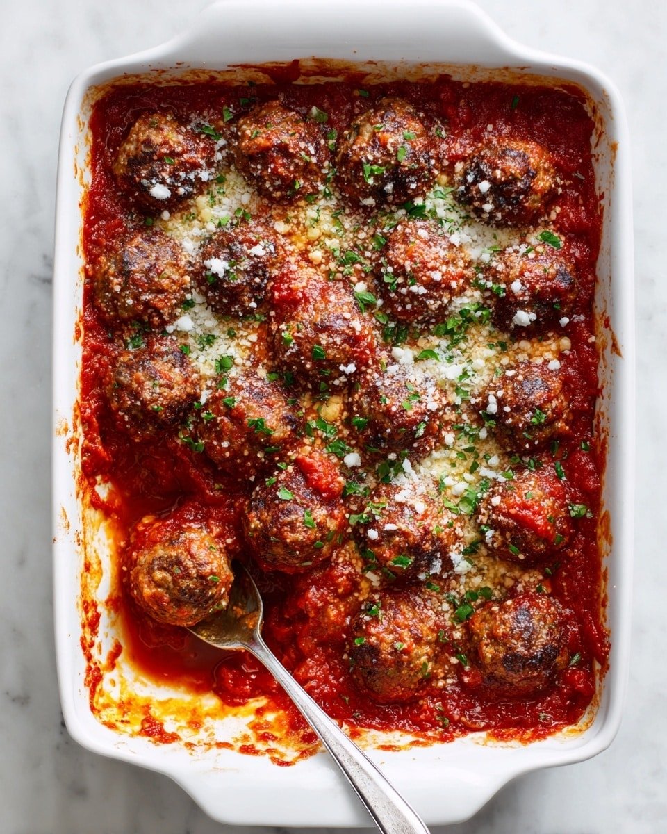 Oven Baked Meatballs Recipe - Recipe Image — Oven Baked Meatballs, easy meatball recipe, homemade meatballs, flavorful baked meatballs, family dinner ideas