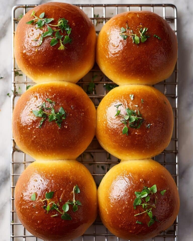 Soft Pumpkin Pull Apart Rolls with Sage Butter Recipe