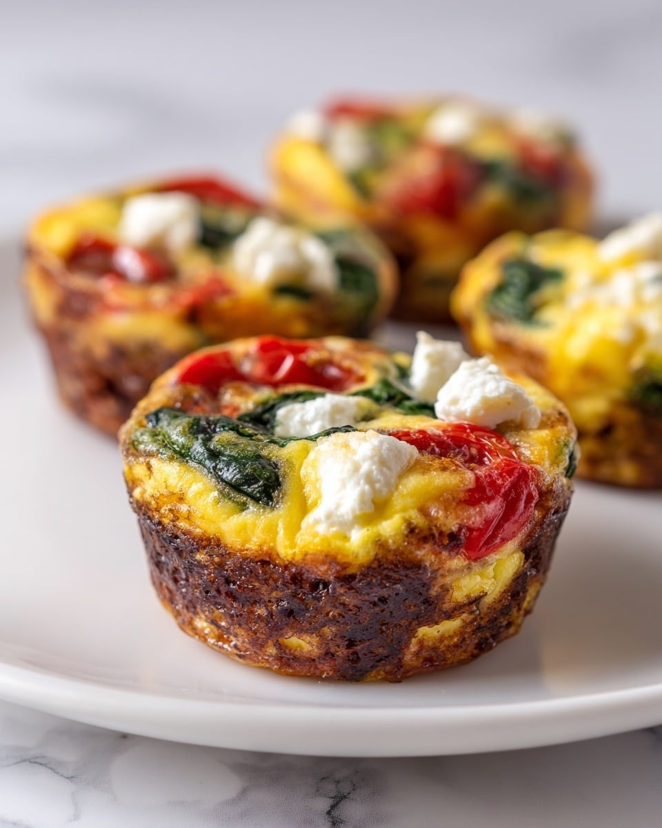 Spinach, Feta, and Sun-Dried Tomato Egg Muffins Recipe - Recipe Image — Spinach, Feta, and Sun-Dried Tomato Egg Muffins, nutritious breakfast ideas, healthy egg muffin recipe, easy brunch recipes, make-ahead egg muffins