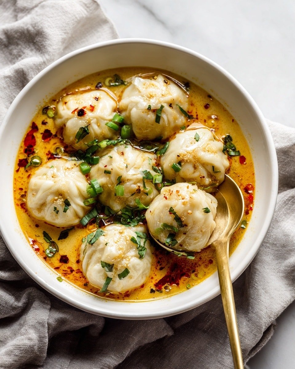 Quick Coconut Curry Soup with Veggie Dumplings Recipe - Recipe Image — Quick Coconut Curry Soup with Veggie Dumplings, coconut curry soup recipe, easy vegan curry soup, quick Thai coconut soup, comforting veggie soup