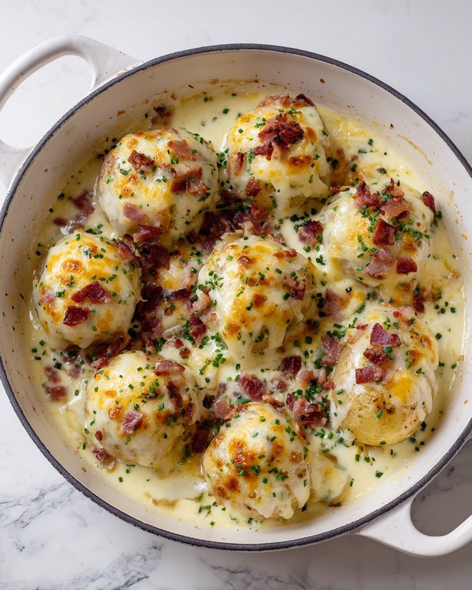 Cheesy Mississippi Mud Potatoes Recipe - Recipe Image — Cheesy Mississippi Mud Potatoes, comfort food recipes, cheesy potato casserole, easy Southern potato dish, baked cheesy potatoes