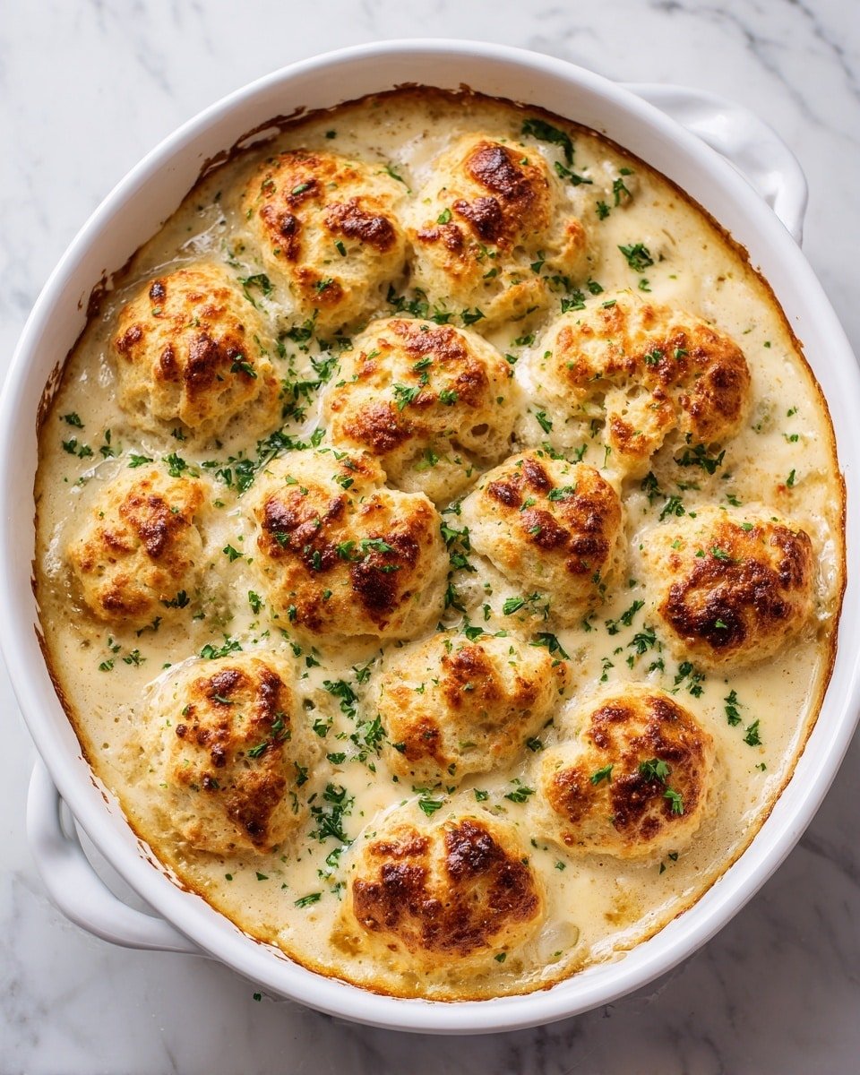 Cheddar Bay Chicken Cobbler Recipe - Recipe Image — Cheddar Bay Chicken Cobbler, cheesy chicken casserole, quick comfort food, easy chicken cobbler recipe, savory biscuit topping