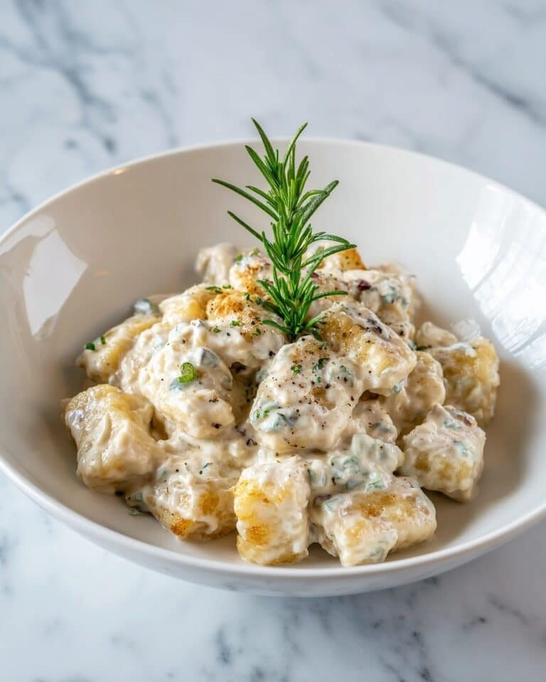Millionaire Gnocchi with Creamy Truffle Parmesan Sauce Recipe