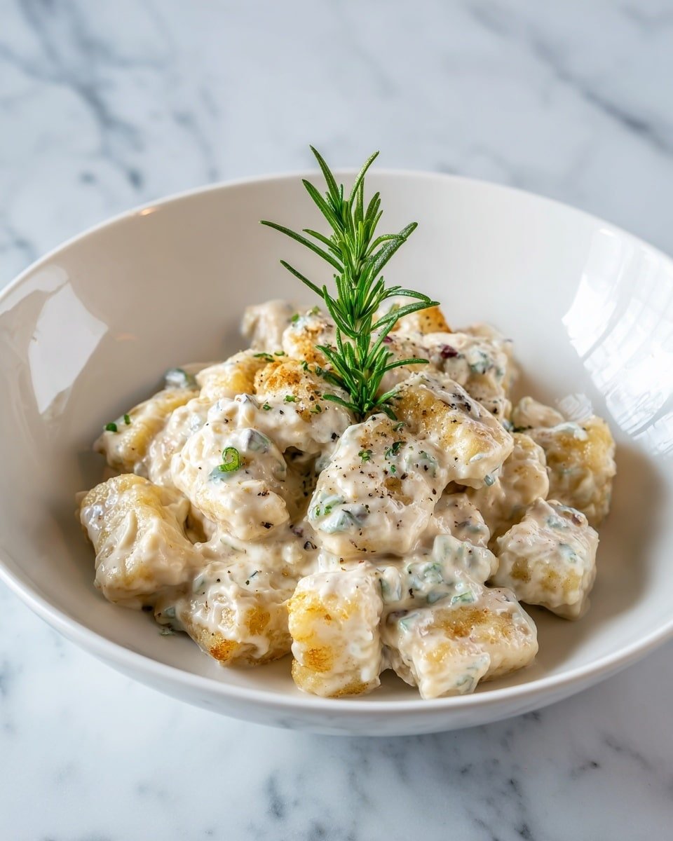Millionaire Gnocchi with Creamy Truffle Parmesan Sauce Recipe