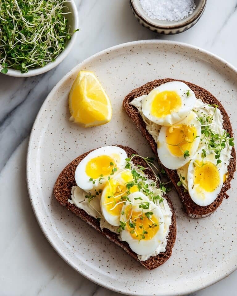 Smashed 7-Minute Eggs on Toast Recipe