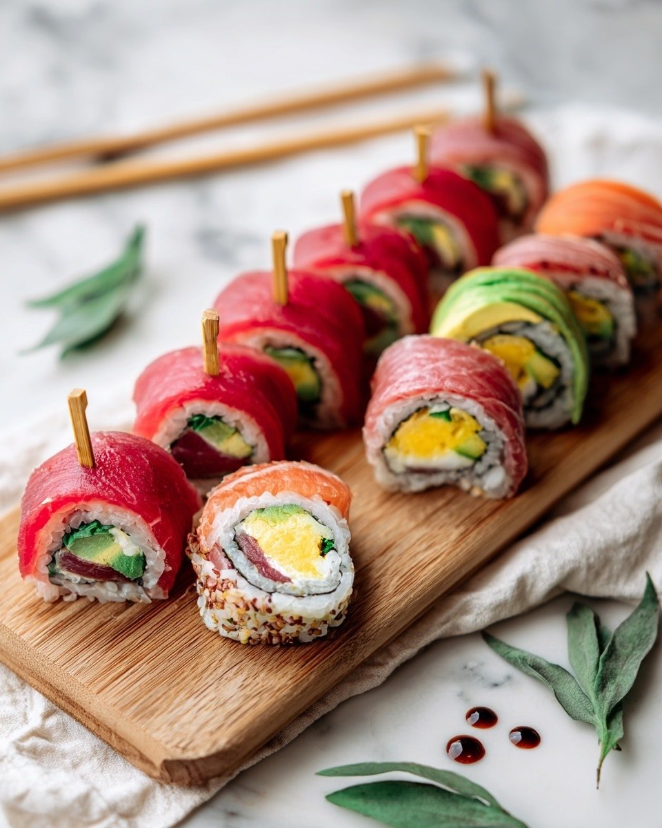 Italian Charcuterie Sushi Rolls That Wow Every Party Guest Recipe - Recipe Image — Italian Charcuterie Sushi Rolls, Italian-inspired party appetizers, easy Italian finger foods, gourmet sushi roll ideas, sophisticated appetizer recipes