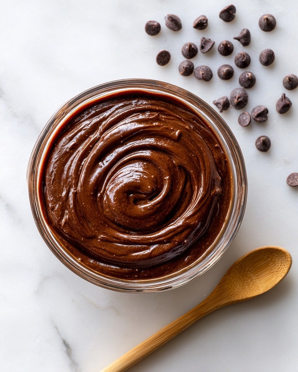 Decadent Dark Chocolate Cream Cheese Frosting Recipe - Recipe Image — Decadent Dark Chocolate Cream Cheese Frosting, rich chocolate frosting for cakes, easy chocolate frosting recipe, dark chocolate cream cheese frosting, velvety chocolate cake topping
