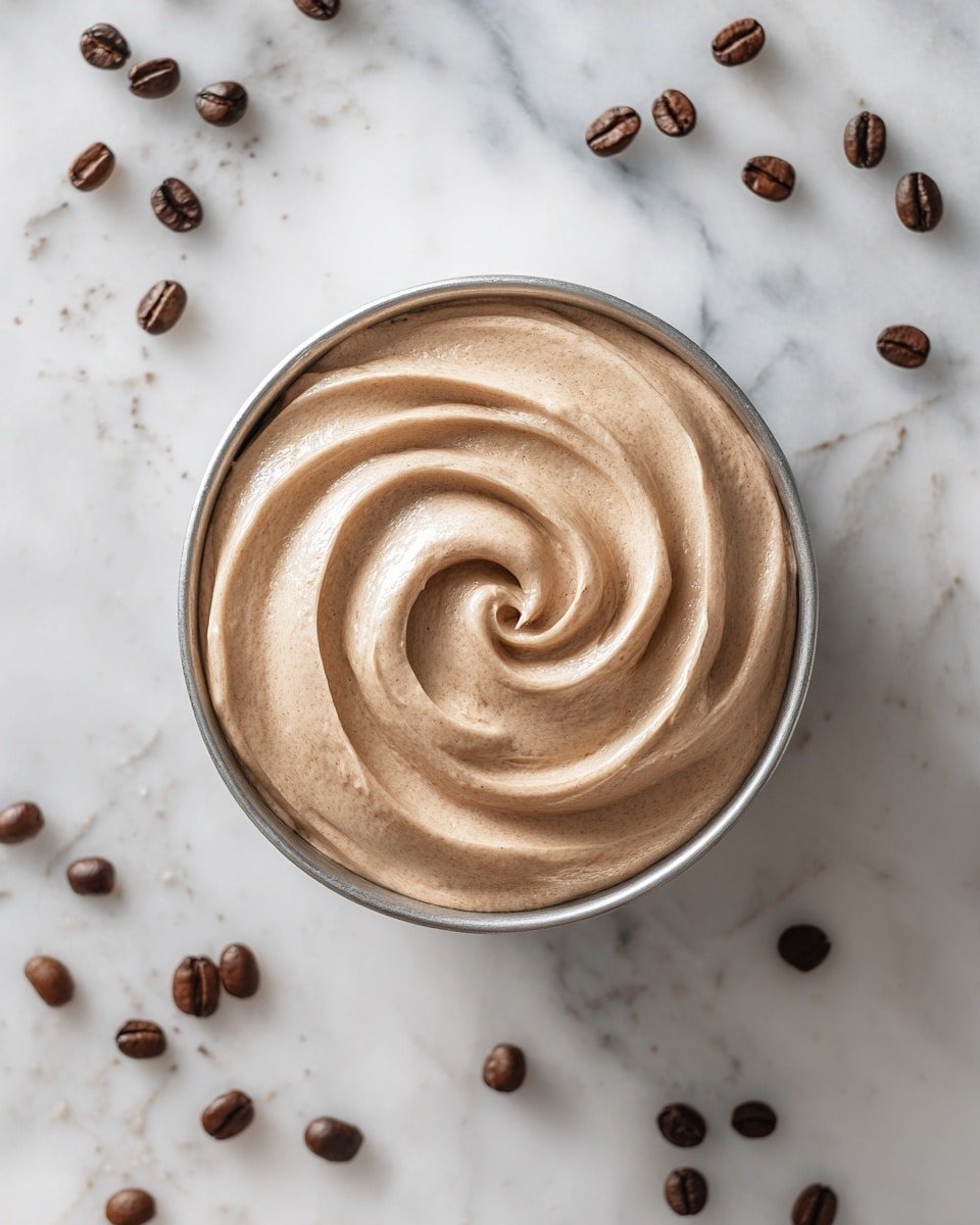 Espresso Cream Cheese Frosting Recipe - Recipe Image — Espresso Cream Cheese Frosting, coffee-flavored frosting, easy cream cheese frosting, dessert frosting recipes, homemade frosting with espresso