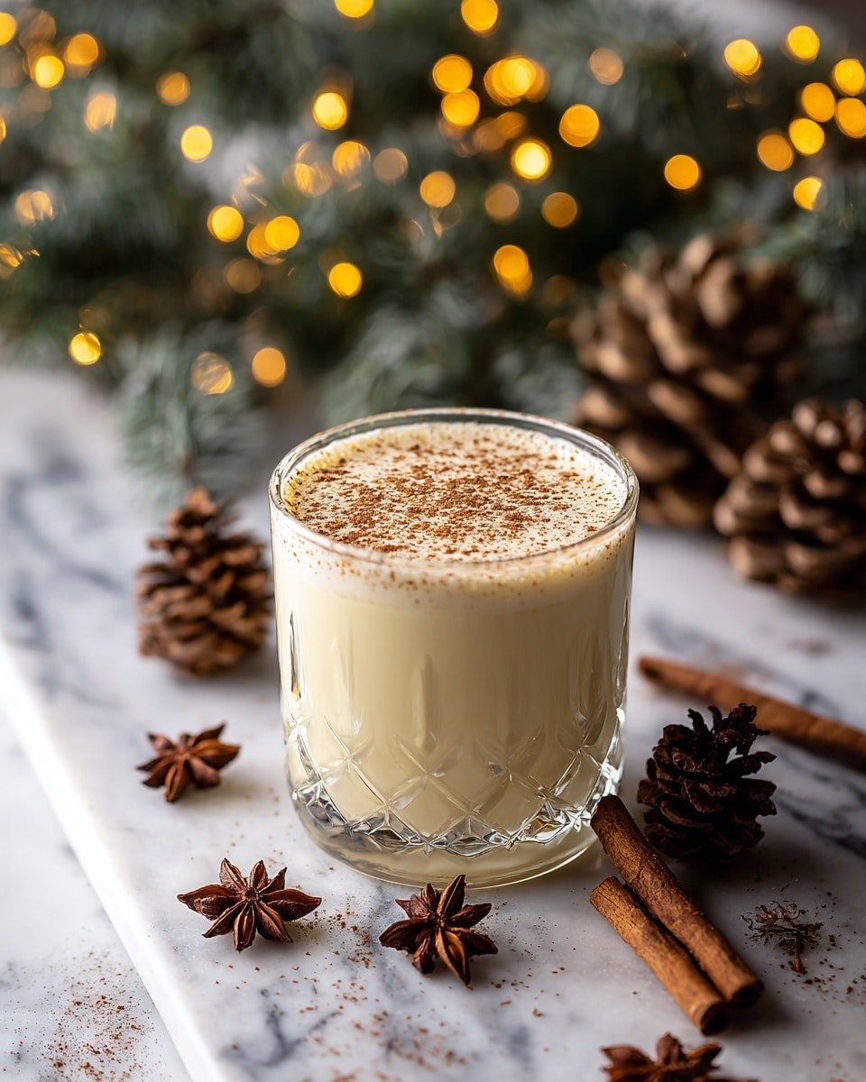 Fireball Eggnog Recipe - Recipe Image — Fireball Eggnog, spicy eggnog with Fireball whiskey, festive holiday eggnog recipe, easy Fireball eggnog, creamy cinnamon eggnog drink